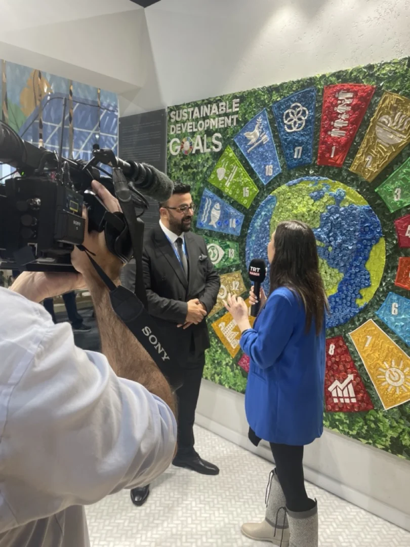 COP29’a Serkan Şerefhanoğlu’nun eseri damga vurdu!